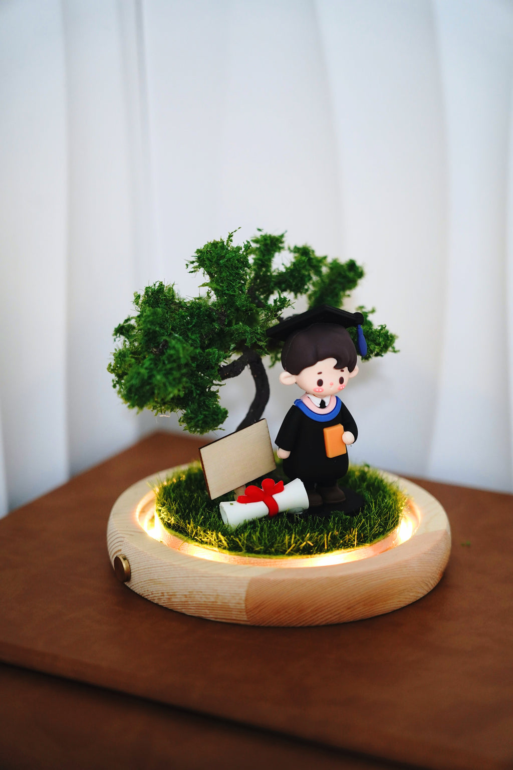 Customized name engraved wooden gift Malaysia