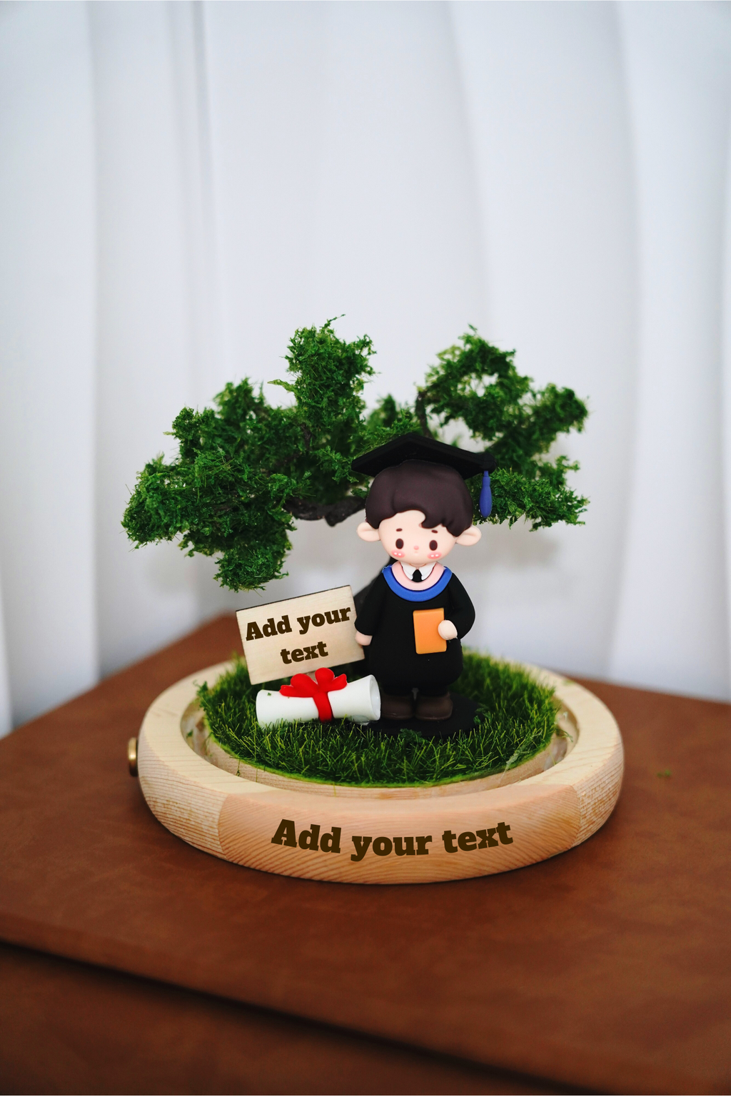 Customized name engraved wooden gift Malaysia