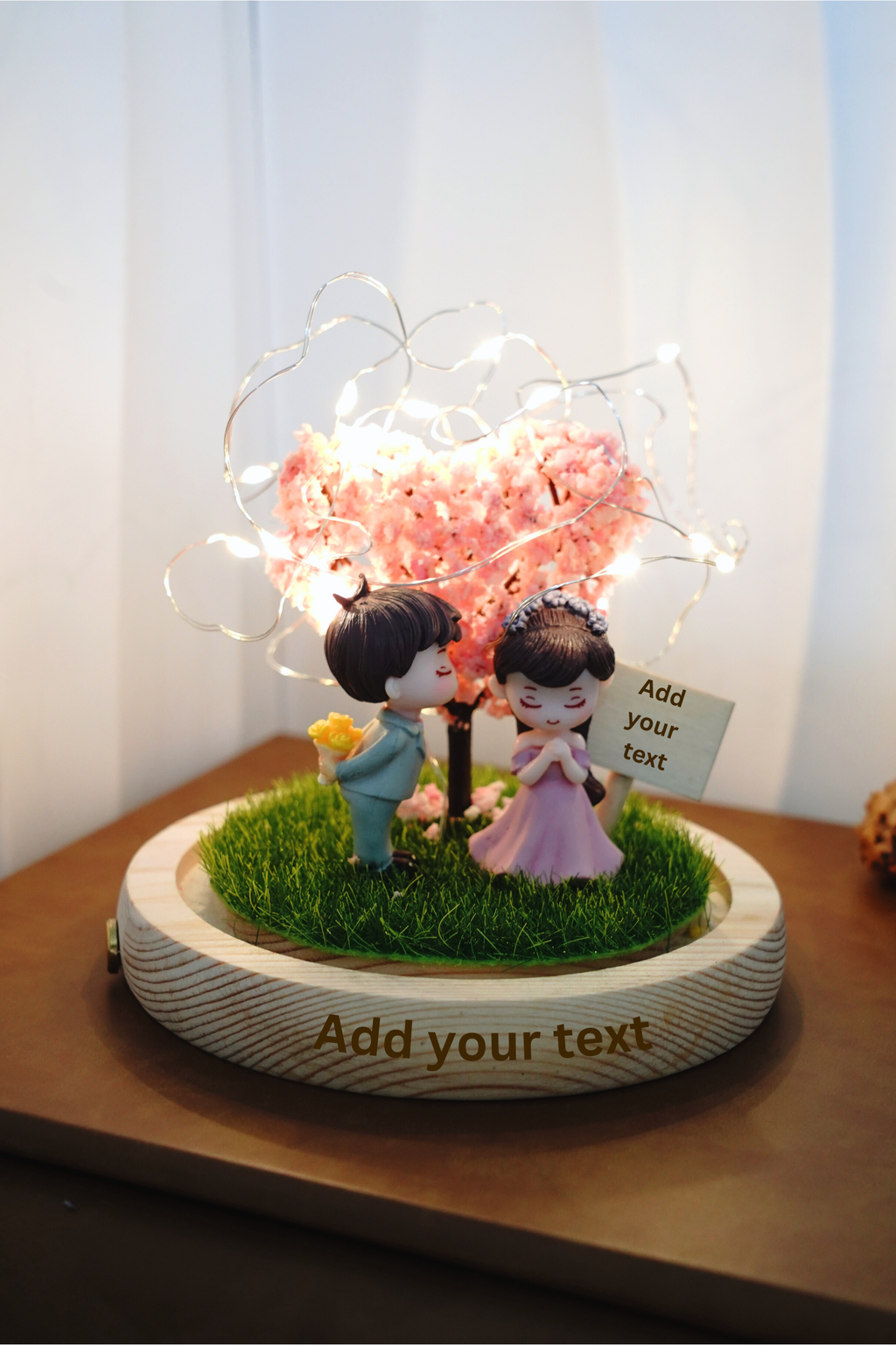 Customized name engraved wooden gift Malaysia