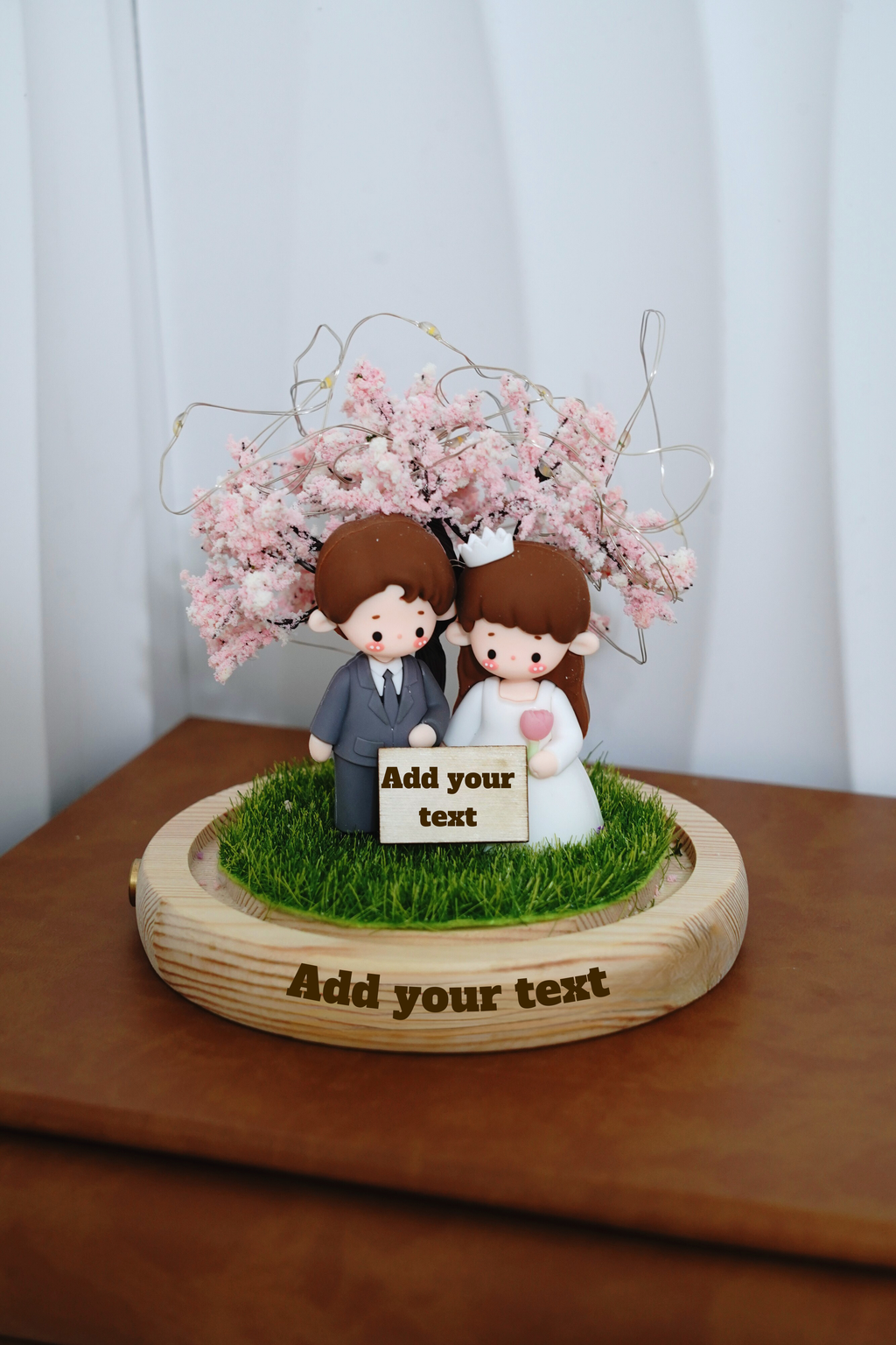 Customized name engraved wooden gift Malaysia