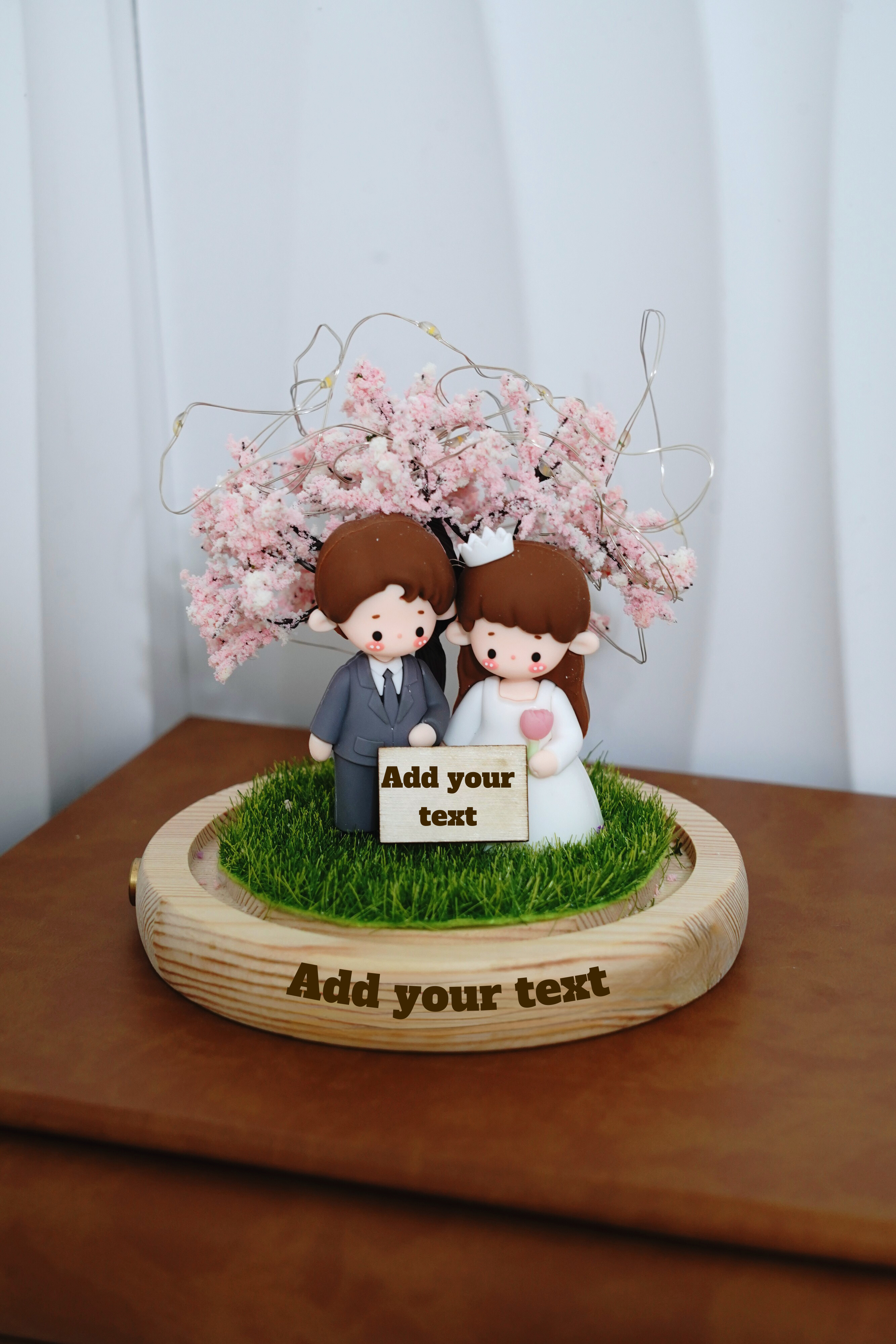 Customized name engraved wooden gift Malaysia