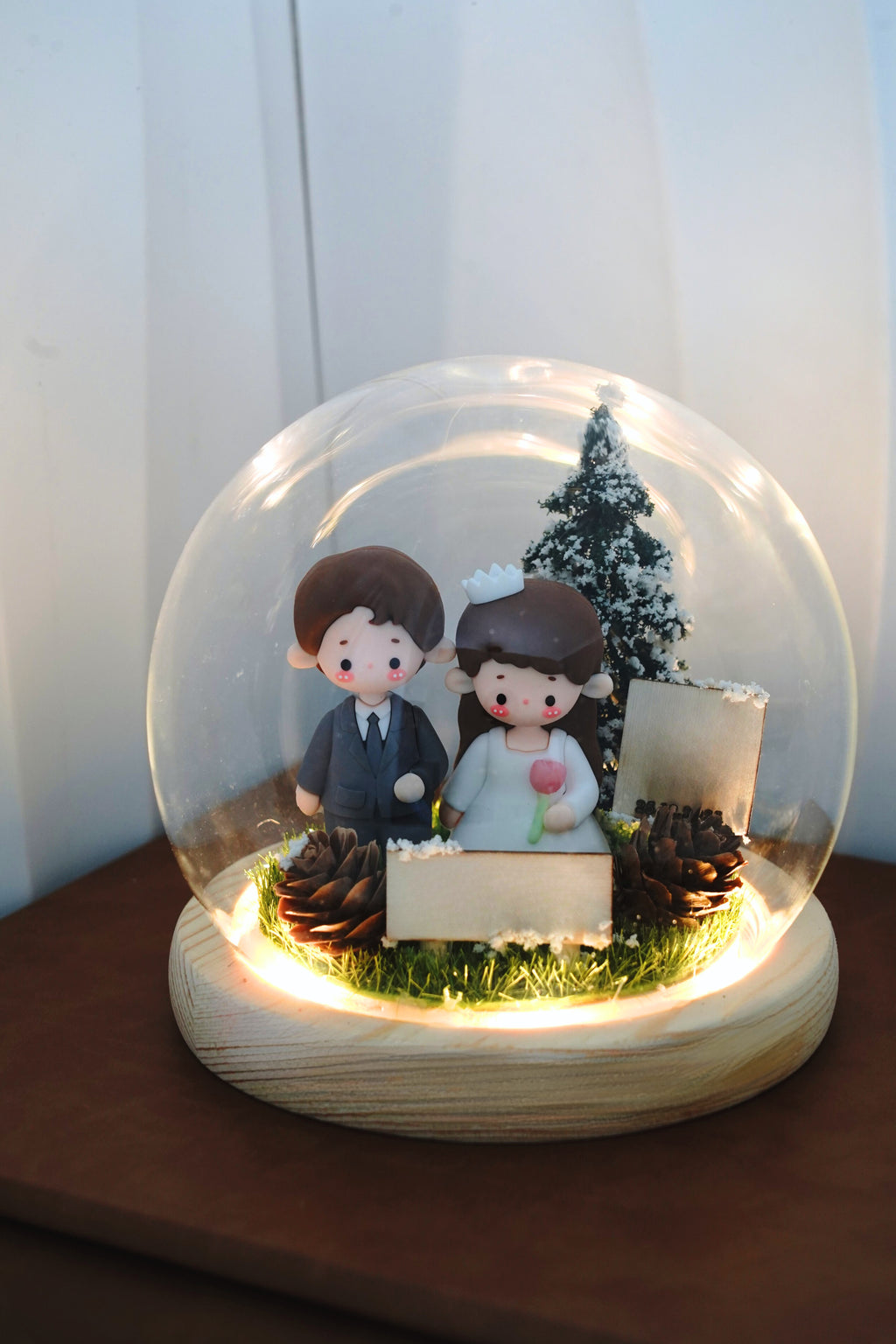 Customized name engraved wooden gift Malaysia