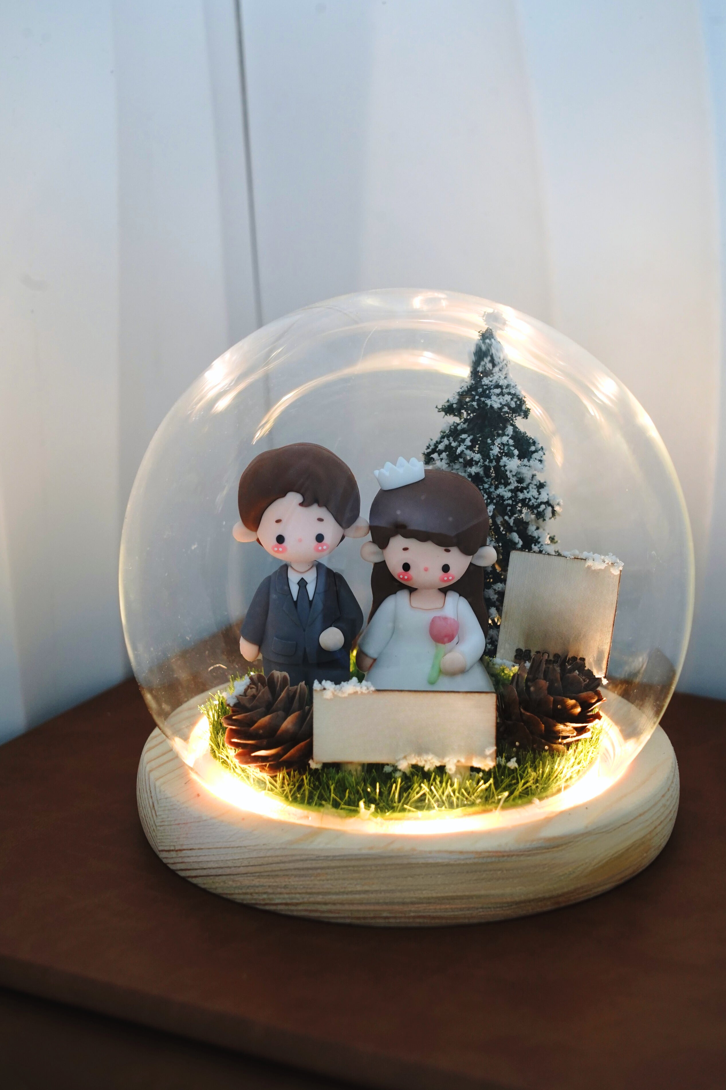 Customized name engraved wooden gift Malaysia