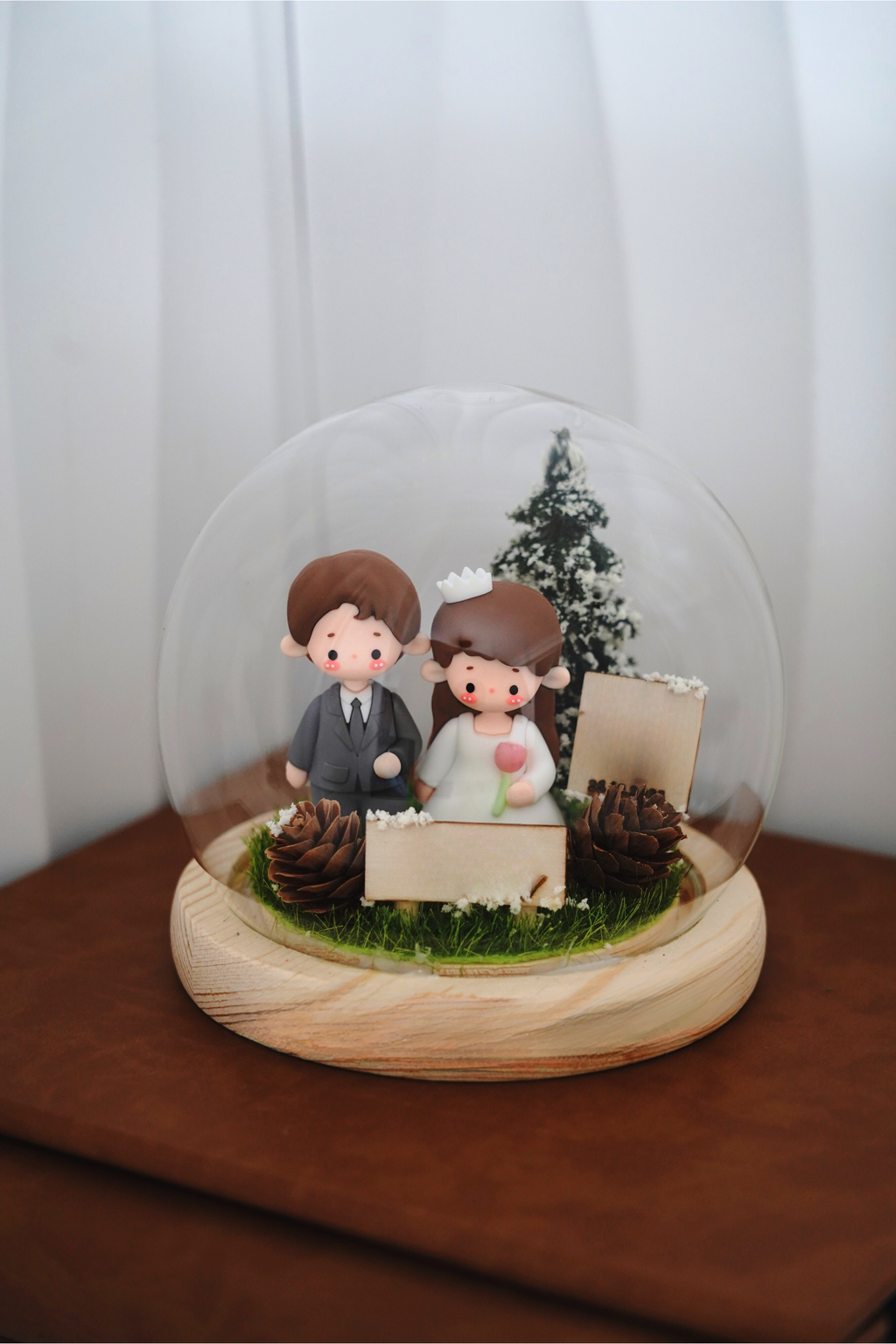 Customized name engraved wooden gift Malaysia