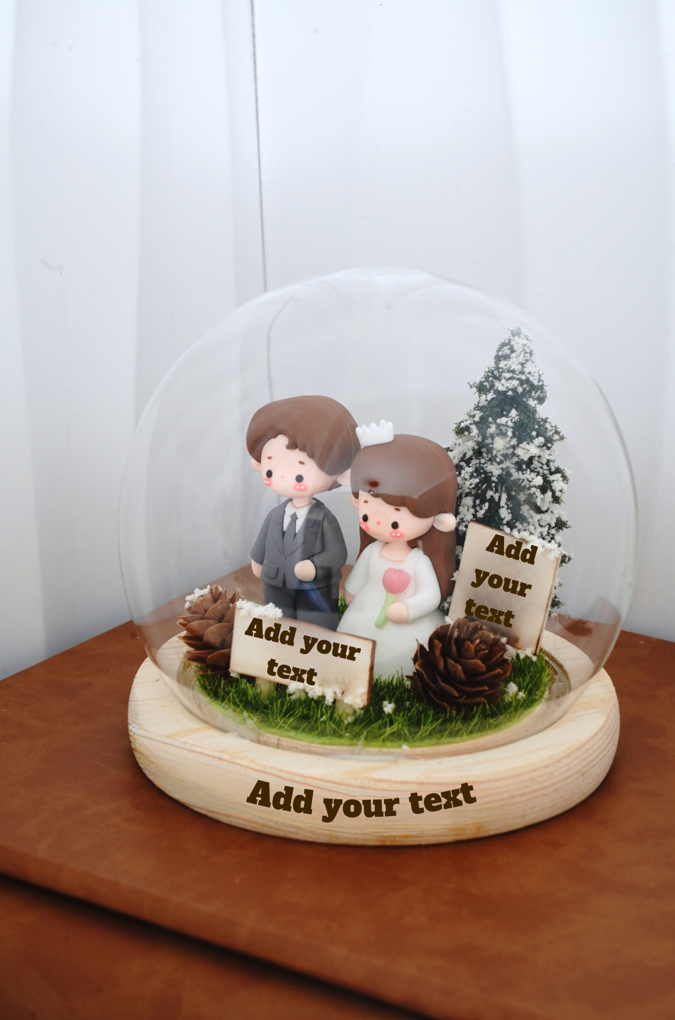 Customized name engraved wooden gift Malaysia