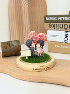 Unique aesthetic valentine gift for couples - personalised 3D crystal ball with custom engraving, Instagram-worthy romantic present